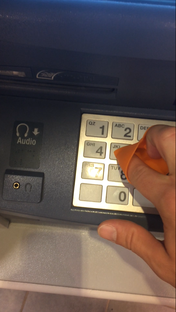 Door Opener works on ATM machine buttons